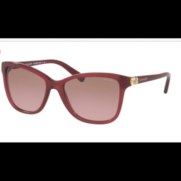 COACH  Cherry Frame Sunglasses HC8187B (L1597) 539814 54 17 135 main image 5
